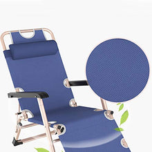 FUFU Sedie a Sdraio Lounge Chair, Sedia Pieghevole Home Lazy Lunch Break Chair Poltrona Chair Nap Nap Lounge Chair Tempo Libero Simple Chair 86 * 47 * 89cm Pieghevoli