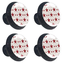 Stella patriottica 4 PCS Pomelli per Porta, Pomolo per Mobile, Pomelli per Mobili con Viti, Maniglia per Armadietto, Pomelli per Porta, Pomelli per Cassetti per Porta, Armadio, Cassetto e Credenza