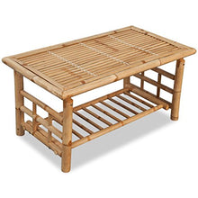 vidaXL Tavolo Sedie e Divano da Giardino in bambù 12 pz Arredi per Esterni