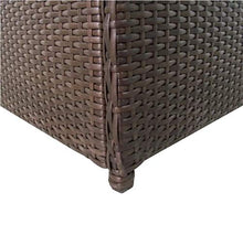 Scatola portaoggetti da giardino con coperchio, per giardino, cortile, patio, balcone, caffè, 120 x 50 x 60 cm