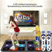 AFANG Tappetino Ballo, Tappetino Ballo Tappetino Gioco Schiuma Ispessimento Insonorizzazione Morbide Adulti/Bambini TV HD Computer Doppio Uso Sportiva Genitore