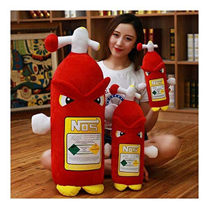 Nuovo Creativo Cuscino Giocattoli di Peluche protossido d'azoto Bottiglia del Cuscino Molle Turbo Cuscino da Regalo Auto Decor Schienale Cuscini -Cute Peluche (Color : Red, Size : 80cm)