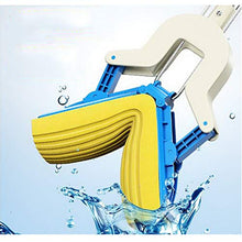 SSAYY Spray Mop Mop in Spugna Assorbente/Mop in Cotone A Colla per Uso Domestico Pieghevole/Spremibile/Impugnatura Umanizzata
