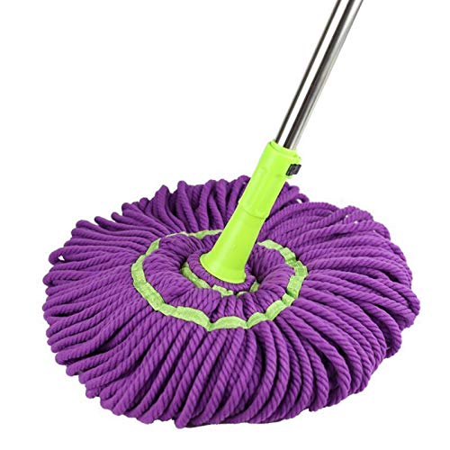SSAYY Spray Mop Mop per La Pulizia dei Pavimenti Mop A Risparmio Energetico Panno di Lavaggio in Plastica Cuscinetti in Microfibra Autolavaggio Mop Secchio Tondo