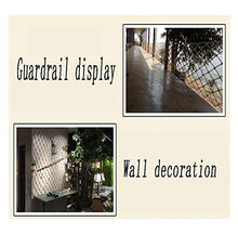 WaiMin Tessuti a Mano Corda di Canapa Maglia Multifunzione Scale for Bambini Balcone Rete anticaduta Retro Bar Soffitto Rete Foto Decorazione murale Rete Appendi Abiti Rete (Size : 3x6m)