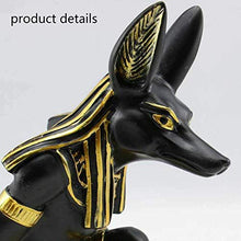 Portabottiglie da tavolo, Portabottiglie creativo, Dio Anubis, Espositore da tavolo, Decorazione artistica, Metallo, Usato per conservare il vino