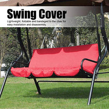 Andraw Valentine's Day Present Cuscino per Sedia a Dondolo Facile da Pulire Che Non sbiadisce, coprisedile per Altalena, Prato da Giardino Impermeabile(Red)