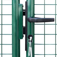 taofuzhuang Cancello a Rete per Giardino 415 x 200 cm / 400 x 150 cm Articoli di ferramenta Barriere e recinzioni Cancelli