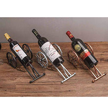 LKDF Portabottiglie Creativo, Portabottiglie in Ferro per Bottiglia Singola A Forma di Triciclo Artigianato Ornamenti Medievali Ottimo per La Cucina di Casa Arredamento Cantina,Bronzo