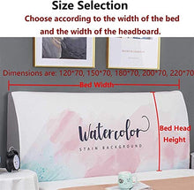 LANG ZI Fodera/Copri Testata Letto Copritestiera Copertura Testiera Letto Matrimoniale Singolo Elastica per Letto Fodera Protezione Elastico all-Inclusive Coperchio Testata Letto Headboard Covers