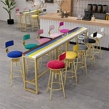 Dining room Chair, bracciolo Tappezzeria, Seggiolone, Sgabello Bar Sgabello Sgabello Bar Sgabello Cafe Counter Home Sedie Pub Premium Altezza girevole ad alte prestazioni regolabile con schienale FACA