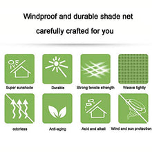 XIAOXIAO Rete ombreggiata Ombra Schermo Solare Spesso Criptato in Rete Schermo Succulento per Balcone per Tetto Schermo per Isolamento Termico per Auto Nero Multi Dimensioni (Size : 3x8m)