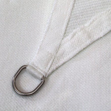 jarolift Tenda a Vela Triangolare Traspirante, 500 x 500 x 500 cm, Bianco Crema