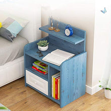 Comodino Moderno in Legno massello Minimalista Scaffale Camera da Letto Piccolo Armadio Semplice Armadio Economico Mini armadietto FANJIANI