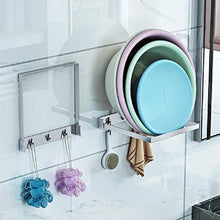 Punch Lavabo da Bagno Gratis Bagno Bagno Bagno Montaggio a Parete Scaffale per lavabo da Bagno WC Scaffale per lavabo lavabo,Silver