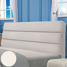 Xufei Cuscino per Schienale Triangolare Cuneo Cuscino Schienale Grande per Letto Comodino Imbottito Cuscino softcase Cuscino Singolo Lombare Imbottito, Beige (Dimensioni : 150×50×5cm)