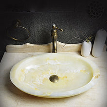 Sopra il bacino di arte del bacino del contatore Bacino di pietra del lavabo della lava di pietra della lava di pietra della lava americana creativa grande Lavabi