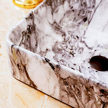 William 337 WYZ Lavabo in Ceramica, Arte sopra Il Contro Lavatoio lavandino del Bagno Guardaroba Wash Stand (49x38x14cm) Room