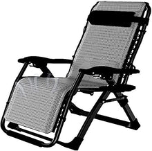 JFFFFWI Sedia Pieghevole Lettini Prendisole per Esterni Lettino Pieghevole reclinabile Regolabile per Giardino per Le Vacanze Patio in Spiaggia Salotto Campeggio all'aperto, con Cuscino Traspirante