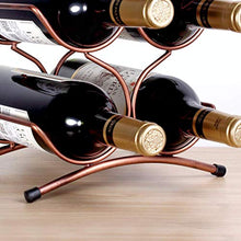 CYQ Portabottiglie Vino Semplice Scaffale per Bottiglie di Vino Armadietto per Vino Decorazione Cornice Decorazione Portabottiglie per Vino 25x16x36cm Portabottiglie per Vino Rosso