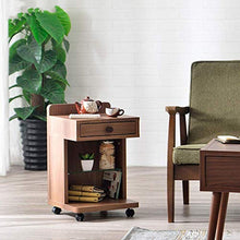 DGHJK Mobili per la casa, tavolino retrò Portatile con cassettiera Comodino Camera da Letto 3 Strati Ripiani 32 * 30 * 52 cm