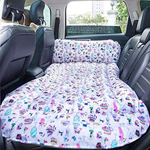 HongLianRiven Lettino da Viaggio Lettino da Viaggio Car Air Mattress, Rear Seat Materasso di Aria, Auto Letto Air Mattress Car Auto Letto Gonfiabile Letto 6-3 (Color : Pink)