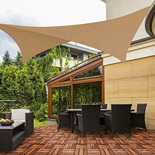 XXJF Vela Quadrata Tenda A Vela Schermo UV Respirante Tenda da Sole Impermeabile E Resistente per Terrazza Campeggio Giardino (Color : Sand, Dimensione : 2.5x4.5m)