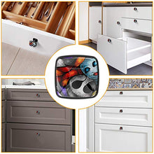 Felice Halloween 4 PCS Pomelli per Porta, Pomolo per Mobile, Pomelli per Mobili con Viti, Maniglia per Armadietto, Pomelli per Porta, Pomelli per Cassetti per Porta, Armadio, Cassetto e Credenza