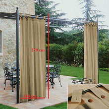 Morbidissimi Tenda Gazebo Idrorepellente con Passanti 140x270 cm - Beige Z475