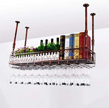 Leifeng Tower Classico Wine Rack Ferro Battuto Materiale Hanging Wine Glass Rack Hanging Rack High Glass Rack Semplice Creativo Wine Rack Bar Kitchen Decoration Frame (Color : Bronze)