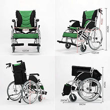 Carrozzine Semoventi, Portatili da Viaggio in Alluminio Pieghevole A Spinta, Portatile Leggero Trolley da Viaggio Anziani Scooter per Disabili Veicolo A Quattro Ruote Trolley per Scooter per Anziani