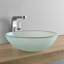 [neu.haus] Lavabo in Ottica Vetro latteo Tondo (Ã˜42cm) Vasca lavabo