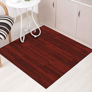 LZYMLG Tappetini di Benvenuto zerbino Cucina Stampata tappeti da Bagno casa Tappeto per Soggiorno Antiscivolo tapete Tappeto venatura del Legno 07 50 cm * 160 cm