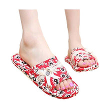 Dragon Troops Pantofole da Donna Modello Small Daisy/Pantofole Sofy/Rosso
