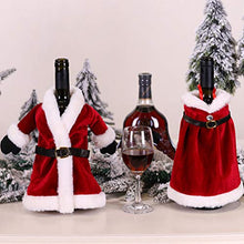 Amosfun 2pcs Decorazioni per Bottiglie di Vino di Natale Decorazioni Maglione Lavorato a Maglia Decorazioni per Bottiglie di Vino di Babbo Natale bomboniere Forniture Regali