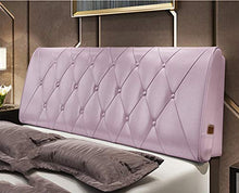 Xufei Comodino Cuscino/Artificiale Cuscino in Pelle Albergo delle Famiglie copriletto Soft Pack Rimovibile e Lavabile (Color : Princess Pink, Size : 150 * 10 * 60cm)