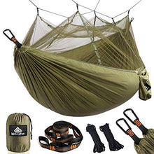 NATUREFUN Amaca da Campeggio da Viaggio | capacità di Carico 300kg,(275 x 140 cm) Traspirante Nylon da Paracadute | 2 x Moschettoni Premium,4 x Corde in Nylon Incluse | per Esterno Interno Giardino