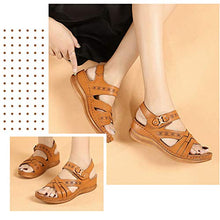 AFANG Sandali Comodi Donna Estivi, Zeppe Punta Tonda Morbide Pantofole Cave Bocca Larga, Estivi Spiaggia Morbidi Confortevole Flip Flop Pantofole Piscina Ciabatte Estive,B,41