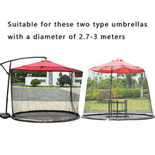 JIN Ombrellone da Giardino Zanzariera da Esterno Ombrellone da Giardino Schermo da Tavolo Parasole Zanzariera, Parasole Copertura zanzariera Copertura per ombrellone da Giardino Rete
