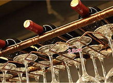 PZW Cremagliera Del Vino Semplice e Creativa/Portabicchieri Appesi per Vino Rosso/Portabicchieri Appesi Invertiti/Asta Principale Creativa/Portabicchieri Appesi per Portabottiglie, 120 * 30 C
