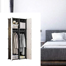 TWDYC Portable Armadio Guardaroba, Modular Storage organizzatore, di economia di Spazio Armadio, Deeper cubo con Hanging Asta
