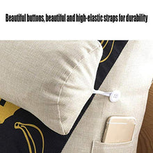 YAHAO Cuscino Comodo Triangolare Cuscino da Lettura Cuscino Schienale, Cuscino A Cuneo per Divano E Divano, Cuscino di Lettura per Una Seduta Confortevole Cuscino da Letto,D-60 * 50cm