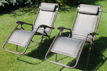 Olive Grove - Set composto da 2 sedie da giardino imbottite, rivestimento in textolina impermeabile Tweed