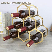 Decorazione Semplice e Creativa in Metallo Portabottiglie Semplice e Creativo Ristorante Armadietto Del Vino per la Casa Decorazione Semplice e Creativa Semplici Mestieri Galvanici, PZW
