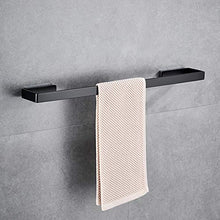 Ibergrif Soto - Portasciugamani Bagno Quadrato, Porta Salviette a Parete, Nero, Ottone