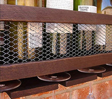 CYQ Portabottiglie portabottiglie portabottiglie in Legno massello portabottiglie portabottiglie in Vetro Alto portabottiglie Industriale retrò