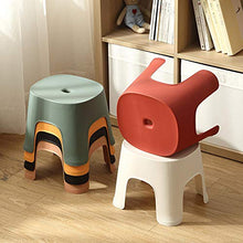 Piccolo Sgabello Sgabello Basso Pouf Poggiapiedi Sgabello da Bagno in Plastica Ispessita Poggiapiedi da Bagno Sgabello Basso Sgabello Quadrato per Sedili da Doccia per Bagno per Bambini Adulti-Verde