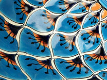Aqua Azul – Lavabo Talavera messicano – Cerames | Lavabo da incasso 44,5 x 36 x 13 cm | Lavabo ovale per bagno, bagno degli ospiti