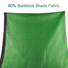 Telo Ombreggiante, 80% di Panno Verde con Bordo ombreggiato con Occhielli - for Piante/Patio/Giardino/Serra/pergola (Size : 3m x 4m)