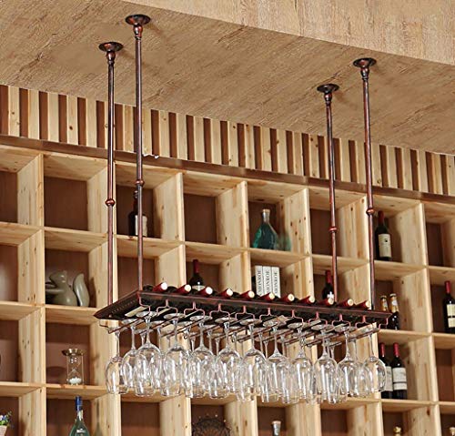 LXD Portabici da Vino, Portabicchieri Di Vino Appeso Portabicchieri Di Vino Padre Sottosopra Casa Decorazione Del Vino Decorazione Bar Portabotti per Vino Europeo Appendiabiti Vino Portabicchieri,B,